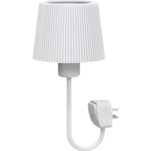 床头灯灯夜间小夜灯带开关插座壁灯卧室睡眠插电节能照明灯带灯罩