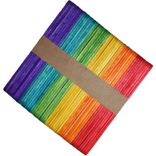 雪糕棒diy手工制作材料彩色雪糕棍雪条棒冰棒棍小木棍条木棒木片