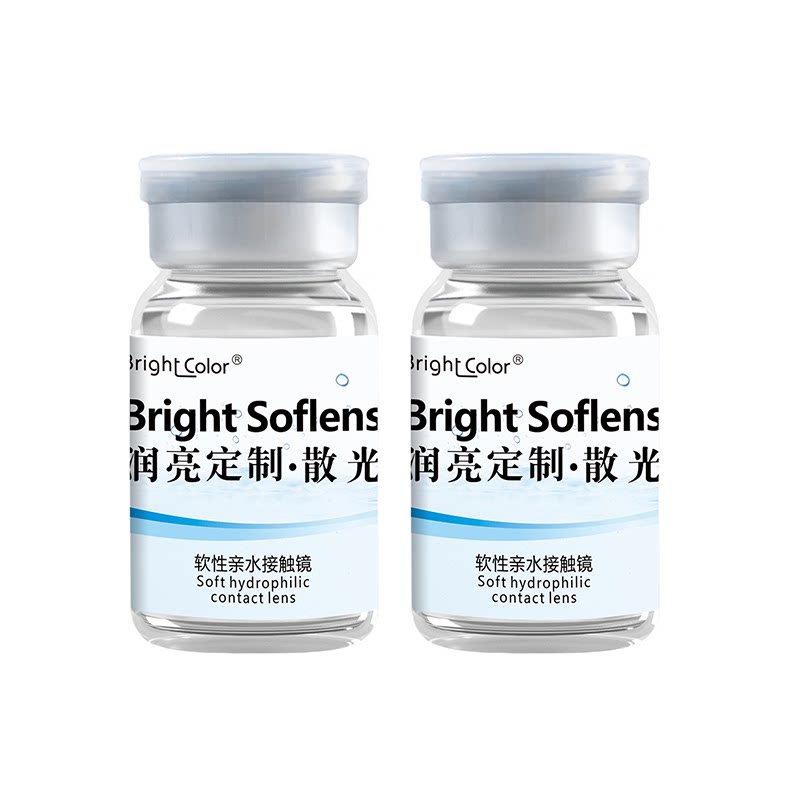 散光隐形眼镜定制加近视半年抛含近视隐形眼镜