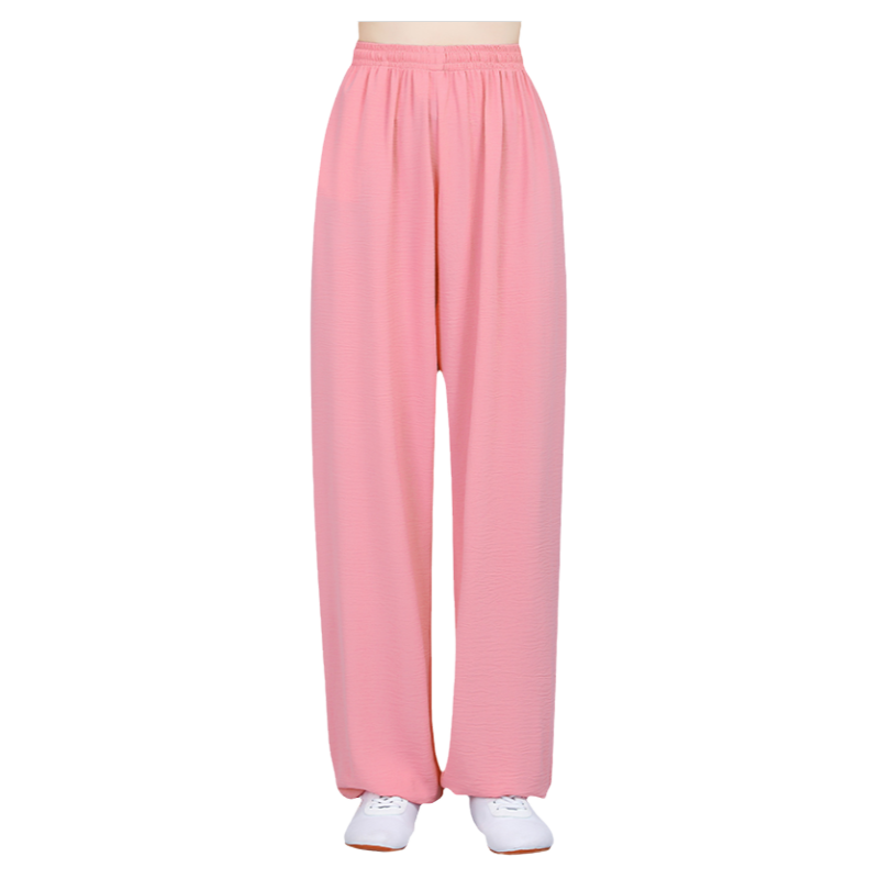 太极裤女款新款太极服灯笼裤八段锦太极拳练功服男秋冬季运动裤子