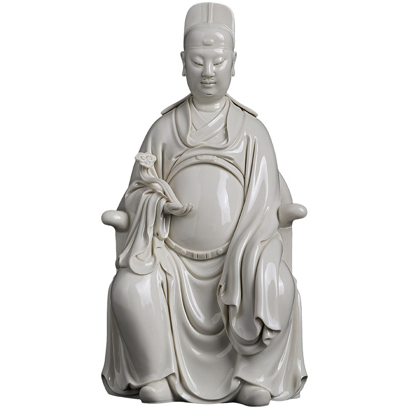 陶瓷文昌帝君神像文曲星书房摆件