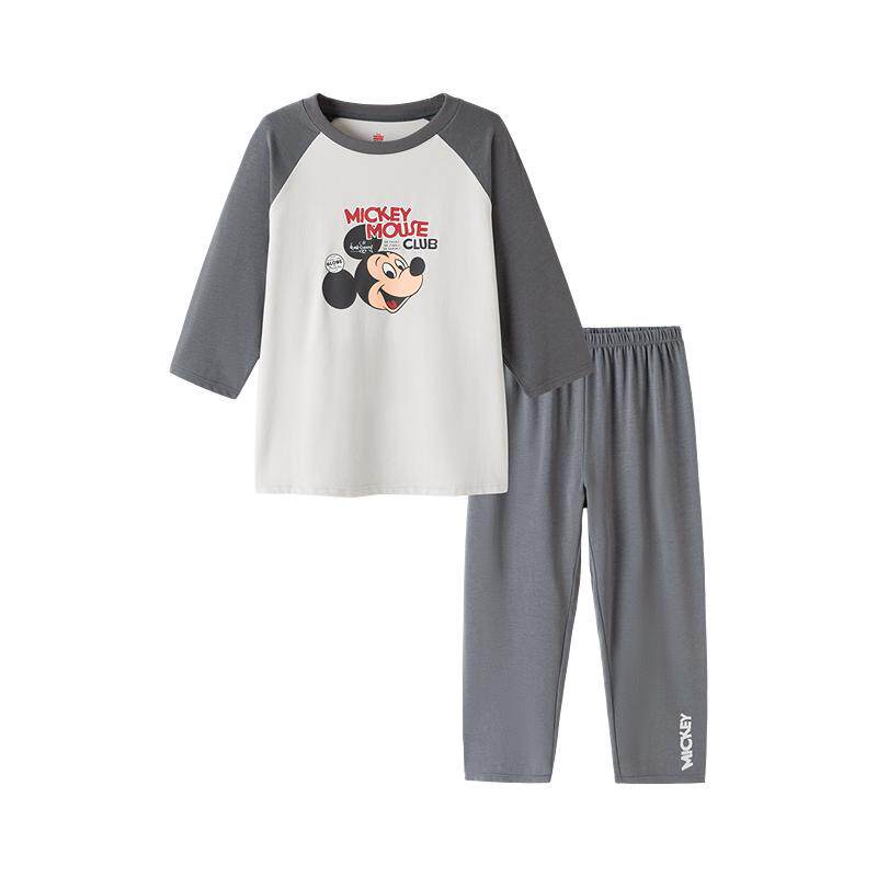 【迪士尼IP】巴拉巴拉儿童睡衣套装夏季空调服男女童家居服抗菌萌