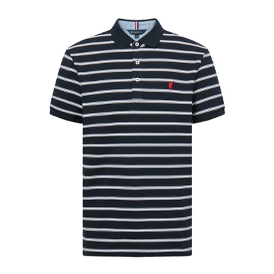 男式百搭短袖衫新品条纹休闲上衣