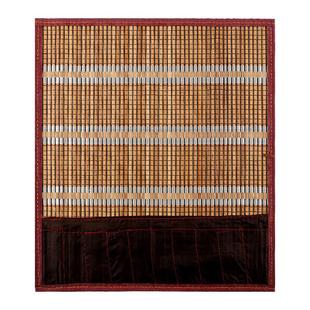 毛笔笔帘专用收纳竹制毛笔书法收纳袋国画笔卷帘竹帘初学者书法包收纳盒收纳包便携