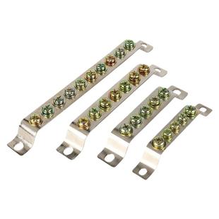 零地排3/5/7孔地排2*15接地零排接线端子排铜排桥型纯铜接线端子