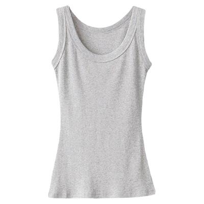 冰丝螺纹吊带背心无袖外穿打底衫