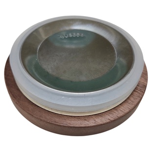 实木盖木盖子储物茶叶罐瓶盖包不锈钢带硅胶圈复古玻璃密封罐配盖