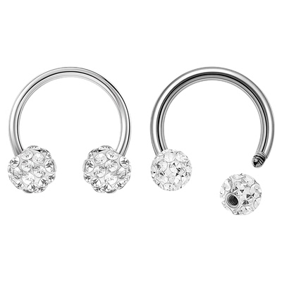 钛钢马蹄环睡觉免摘耳钉耳骨钉