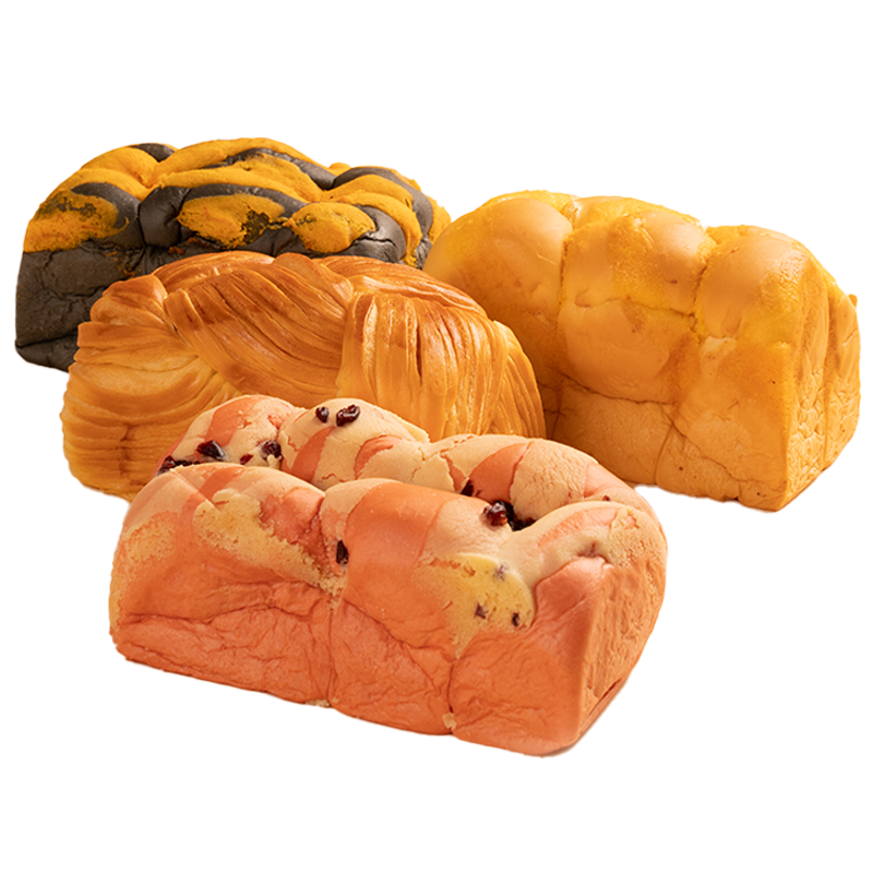 2件更优惠】熊治手工牛乳家庭厚切吐司面包现烤早代餐下午茶零食Y