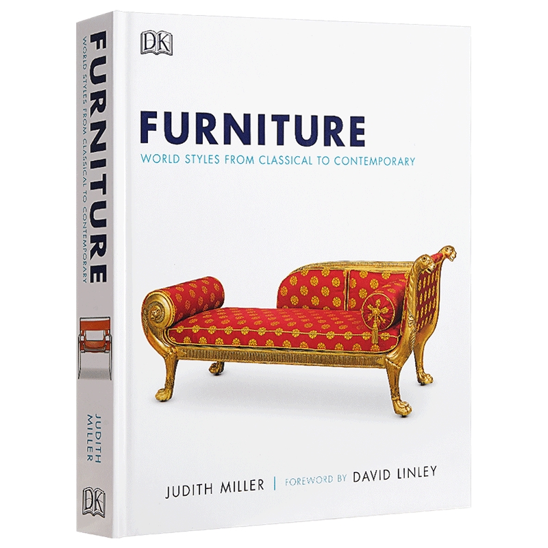 DK世界家具大百科 Furniture World Styles from Classical to Contemporary 从古典到现代的世界风格 居家装饰 英文原版 图解图鉴