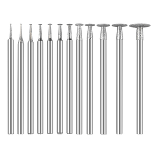 玉雕工具K针薄片电动金刚砂磨头牙机用翡翠开窗去皮玉石玛瑙蜜蜡