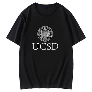 加州大学圣地亚哥分校UCSD文化衫圣地牙哥加州大学短袖T恤纪念品