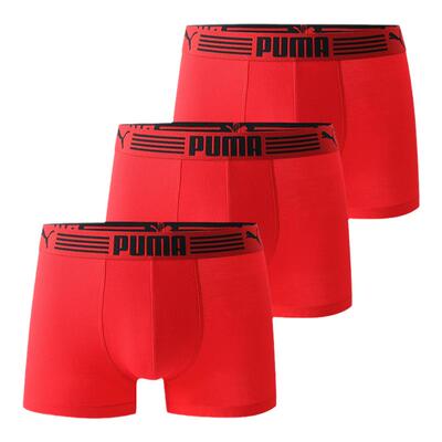PUMA彪马莫代尔男平角内裤纯棉裆
