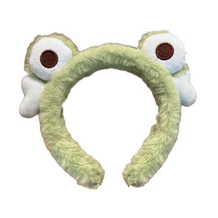 可爱洗脸专用发箍女2025新款毛绒头箍卡通压发化妆发卡束发带头饰