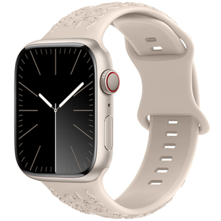 适用iwatch表带硅胶s10苹果手表表带applewatch11表带ultra3表带se星光8代7/6新款s9运动45mm41创意s8男女s11