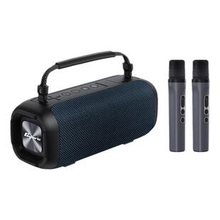 无线蓝牙音箱低音炮80w大功率户外家用k歌唱歌话筒音响一体麦克风