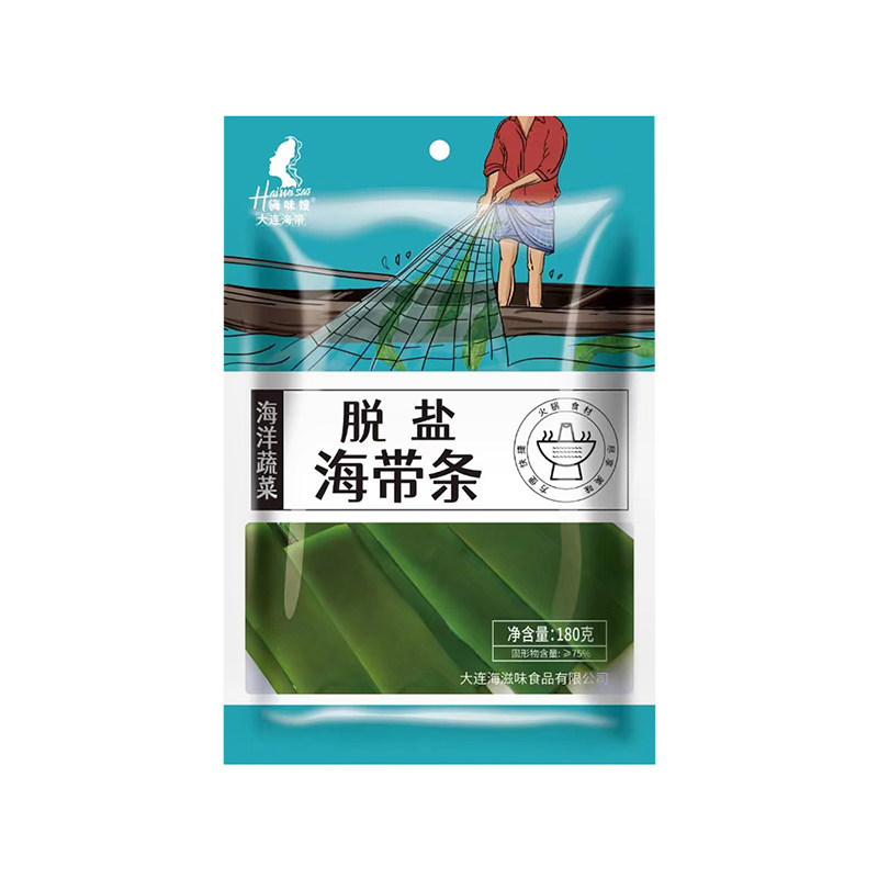 海味嫂脱盐海带条180g免泡海带关东煮涮火锅食材袋装串串麻辣烫