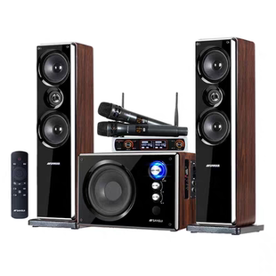 山水80B家庭影院超重低音炮音箱蓝牙k歌家用客厅电视电脑有源音响