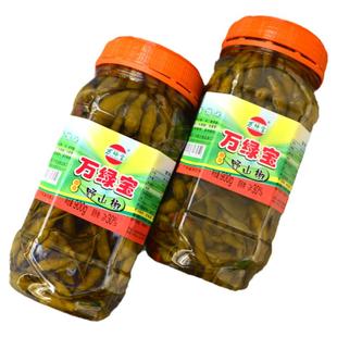 河源特产万绿宝野山椒客家风味零食小吃腌制酸辣爽口辣椒泡菜900g