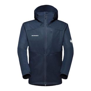 日潮跑腿MAMMUT猛犸象Ultimate VII SO连帽夹克男士经典防风软壳