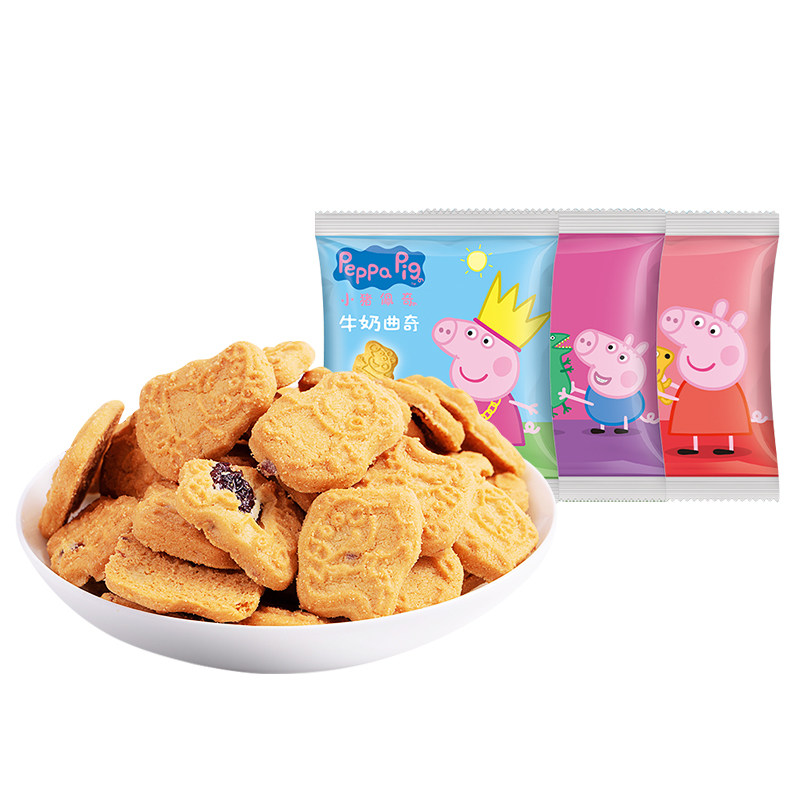 亿智蔓越莓牛奶1000g注心饼干