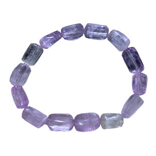 天然冰透锂辉石随形手链梦幻薰衣草水晶手串情侣款饰品男女生礼物