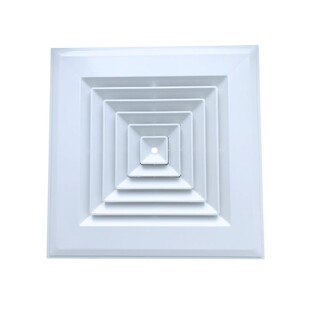 ABS集成吊顶铝扣板600*600中央空调方形散流器出风口排风通风口