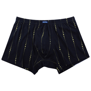 3条礼盒健将男士平角内裤全棉胖子纯棉四角加大肥佬裤青年平脚裤