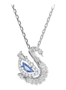 【新品】施华洛世奇Swan天鹅项链跳动的心锁骨链女轻奢礼物