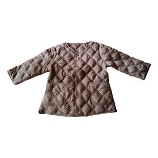 新款羽绒棉衣加厚保暖七分短袖棉内胆女款家居棉服加绒小马甲上衣