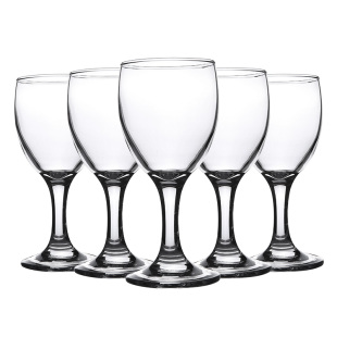 6支加厚玻璃红酒杯套装家用高脚杯葡萄酒杯白酒杯酒店定制LOGO