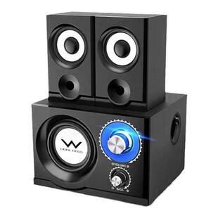 浪波电脑音响台式家用手机蓝牙无线小型超重低音低音炮高音质音箱