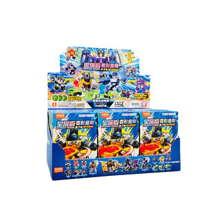 布鲁可变形金刚星辰版第2弹盲盒积木人合体大力神红蜘蛛拼装玩具