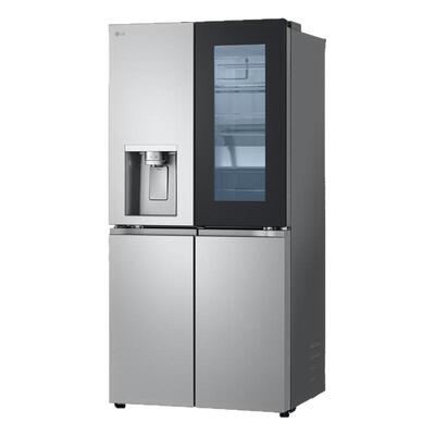 LG508L十字四门敲一敲制冰冰箱