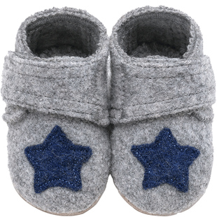 羊毛男女宝宝学步鞋柔软婴童幼儿软底室内家居地板鞋防滑秋冬保暖