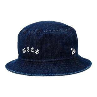 New Era x MFC STORE 纽亦华日潮联名 渔夫帽子 刺绣丹宁牛仔面料