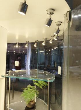 电动旋转展示台艺术品旋转展台文物电动旋转展示柜圆形透明展示架