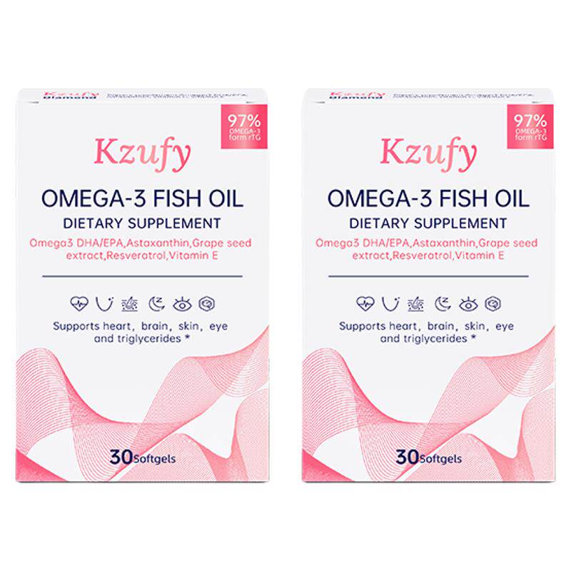 【2盒】纽益宝小粉钻鱼油97%高浓度深海鱼油omega3成人女生美容白