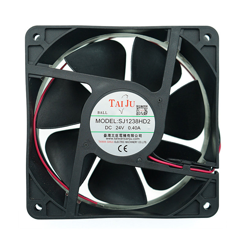 台湾台巨dc 12v 24v散热风扇 直流 变频器 电箱 工业机柜轴流风机
