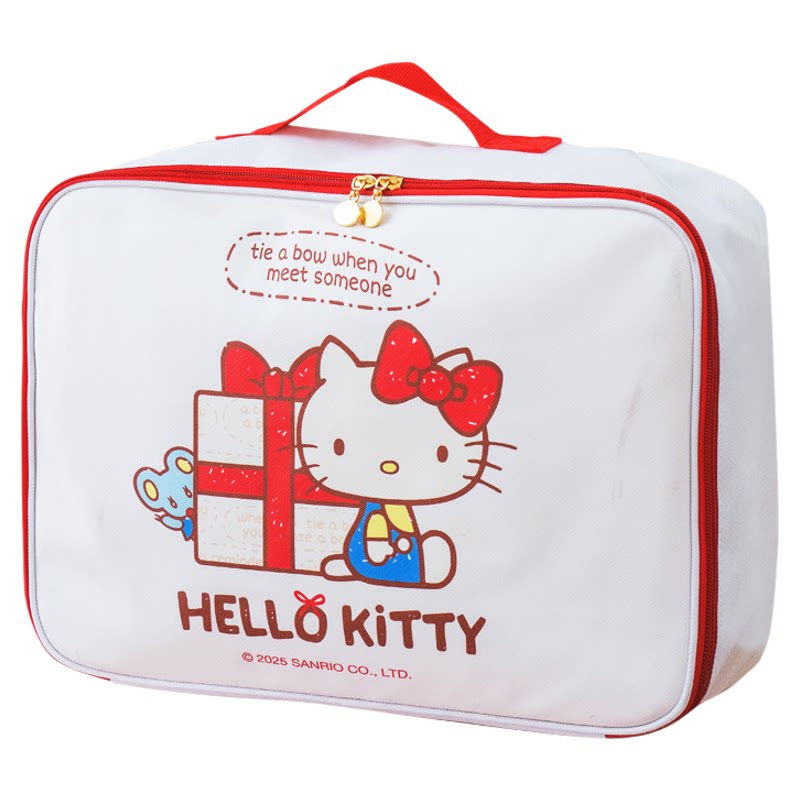 三丽鸥helloKitty大容量旅行包可套拉杆箱手提出差卡通行李收纳kt