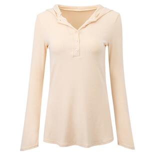 连帽遮屁股运动上衣女蓝色中长款长袖健身T恤宽松显瘦瑜伽服罩衫