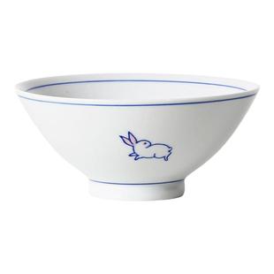 西田木雨陶瓷餐具套装碗盘创意个性日式三角斗笠碗圆盘家用米饭碗