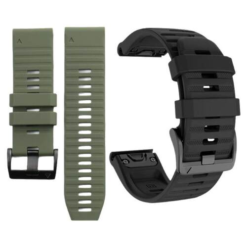 适用于佳明Garmin快拆硅橡胶表带fenix 6 6X 5 5X 3HR plus手表带