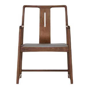 中式实木圈椅新中式茶桌主人椅久坐舒适圈椅家用客厅主人位茶椅子