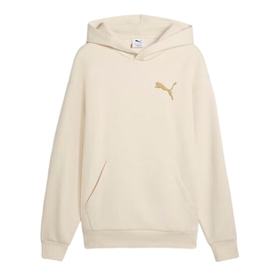 PUMA彪马春季新款男士休闲运动服简约针织卫衣连帽外套636789-87