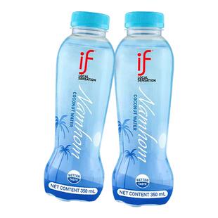 泰国进口if香水椰350ml*24瓶装夏季0脂肪果蔬汁饮料含电解质正品