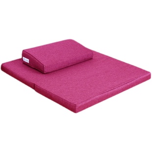 打坐禅修专用垫天然椰棕垫折叠冥想静坐垫家用跪拜佛垫加厚蒲团