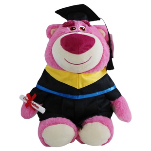 毕业公仔学士服玩偶香港浸会大学硕士服博士服娃衣熊公仔畢業定制