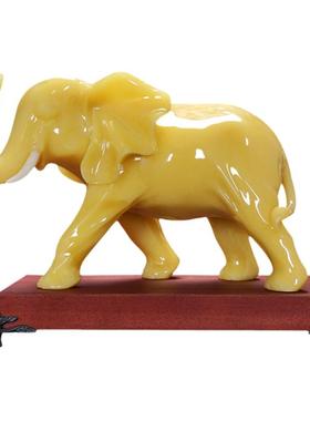 玉石酒柜乔迁开业礼品大象摆件