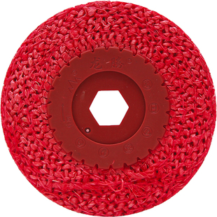 龙腾红麻轮阳江麻轮抛光轮角磨机用全麻焊缝抛光100 不锈钢抛光片